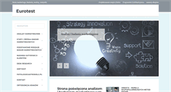 Desktop Screenshot of eurotest.com.pl