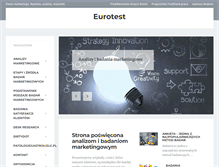 Tablet Screenshot of eurotest.com.pl